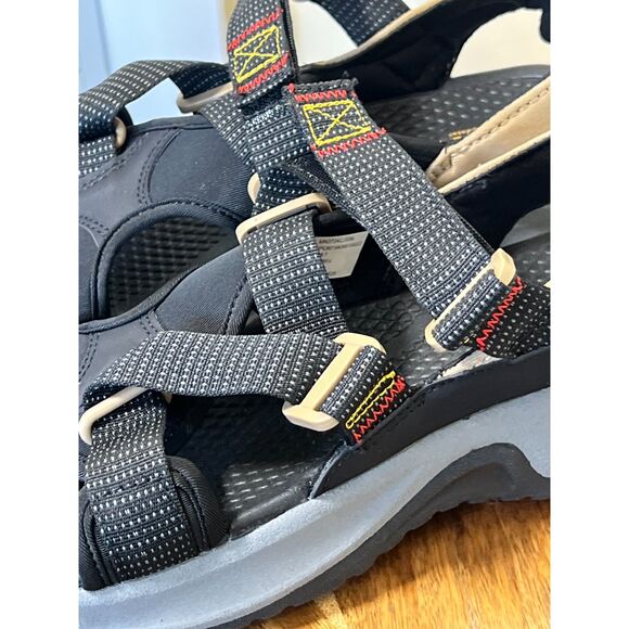 Ozark Trail Sport Sandals Mens Size 7 Black Adjustable Strap Outdoor Comfort - Picture 4 of 5